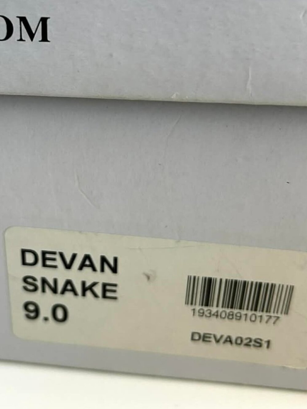 NIB STEVE MADDEN Devan Snakeskin Chelsea Booties Vegan Leather Blk\Cream 9 - Picture 9 of 10